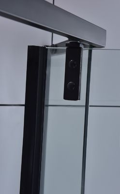 강화 유리 코너 사분면 샤워 인클로저 블랙 ISO9001