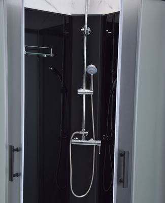 800x800x1900mm 블랙 욕실 샤워 인클로저 6mm
