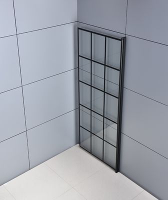 알루미늄 프레임 욕실 샤워 유리 슬라이딩 도어 6mm