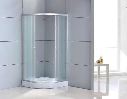 화이트 코너 슬라이딩 샤워 인클로저 900x900x1950mm